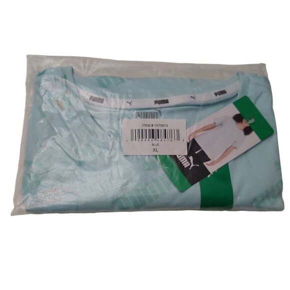 *2/$25* Puma Women's Short Sleeve Tee Logo Print L XL NWT - Picture 5 of 5